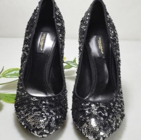 Dolce and Gabbana Sequin heels pumps - Picture 4 of 5